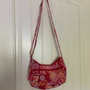 Vera Bradley purse. Flower decoration